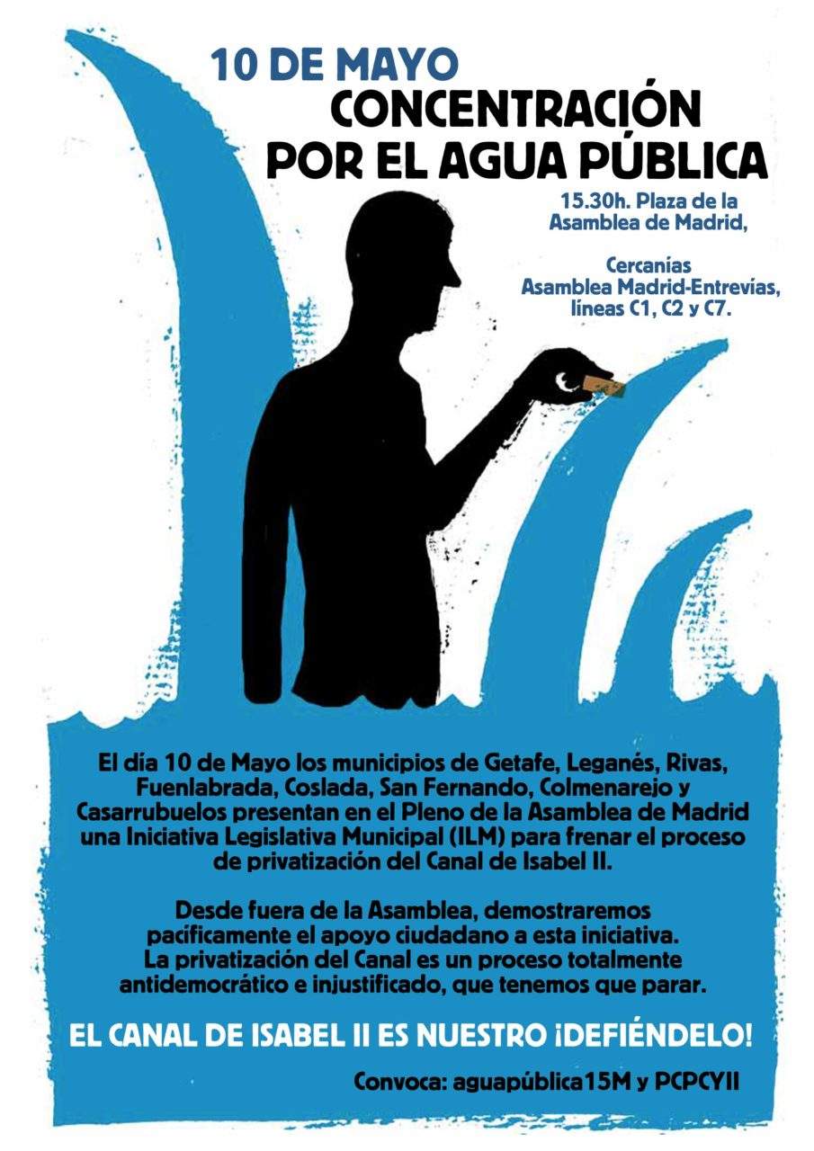 Llega a la Asamblea de Madrid el debate sobre la gestión del Canal de Isabel II