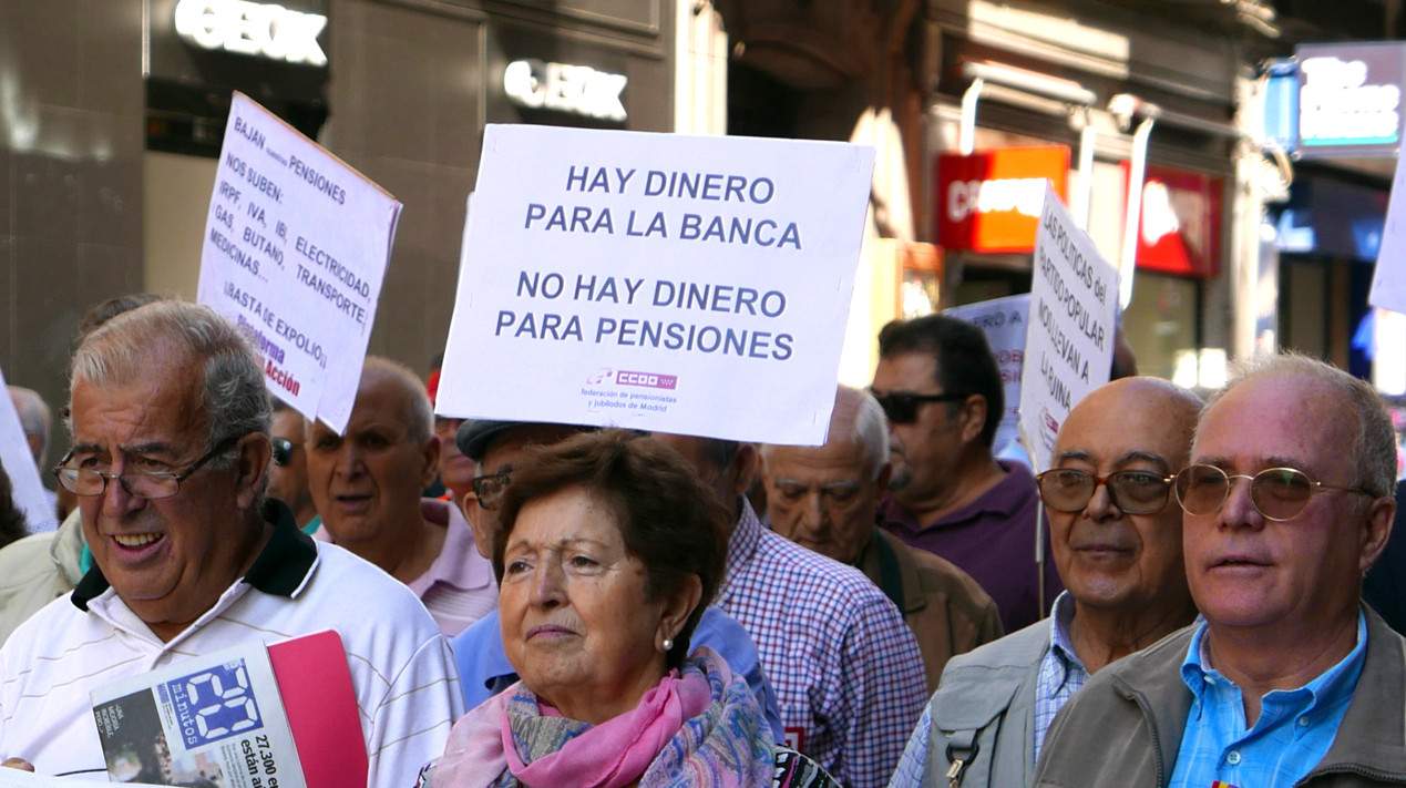 Los mayores ponen en marcha una red estatal para luchar por el sistema público de pensiones