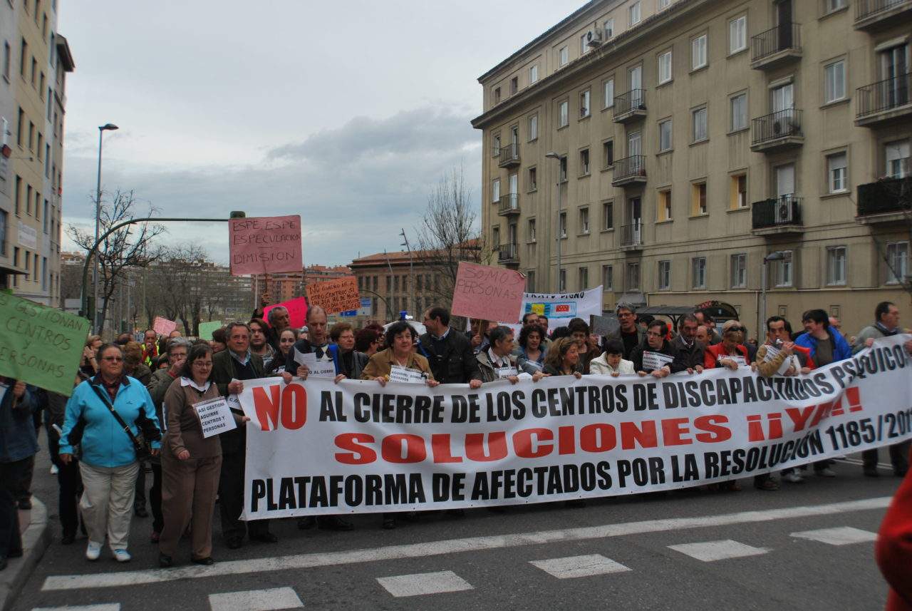 Los usuarios y trabajadores de los centros ocupacionales clausurados por el Gobierno regional no están solos