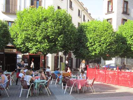 Los vecinos de Centro, ante la nueva ordenanza reguladora de las terrazas