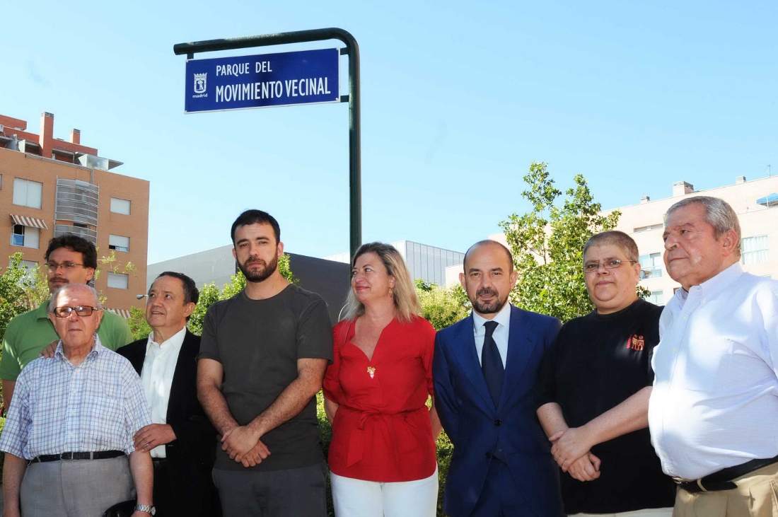 Madrid dedica una plaza al movimiento vecinal