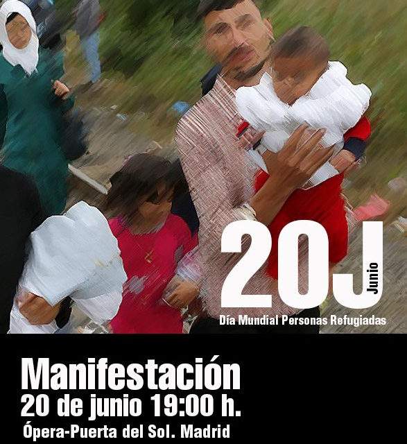 Madrid saldrá a la calle el 20J para exigir vías legales y seguras para las personas refugiadas