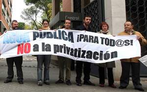 Madrid sale a la calle contra la privatización del agua