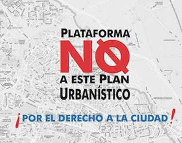 Nace la Plataforma No a Este Plan Urbanístico