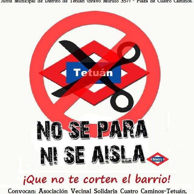 Obras en la Línea 1 de Metro: Tetuán tampoco se corta ni se aisla