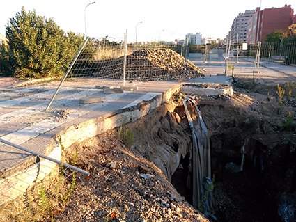 Otra Navidad con el Sr. Socavón en el Ensanche de Vallecas