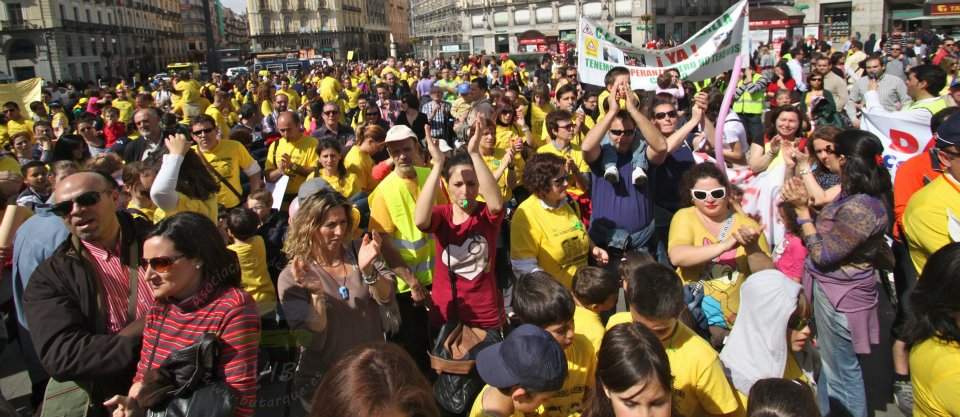 Rebelión de las aulas en la Puerta del Sol