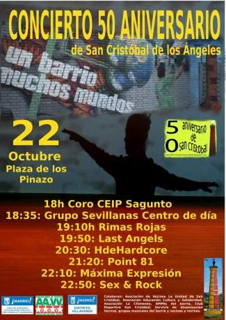 San Cristóbal de Los Ángeles celebra su 50 aniversario con un gran festival