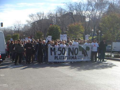 Sanse pide soterrar la M-50 a su paso por la localidad