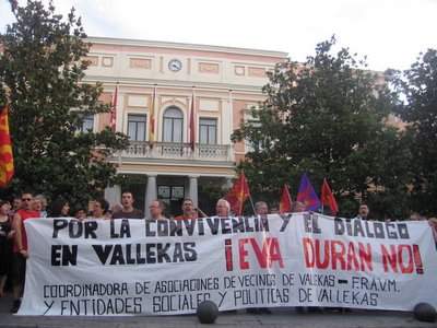 Seis miembros del movimiento vecinal vallecano serán juzgados este jueves