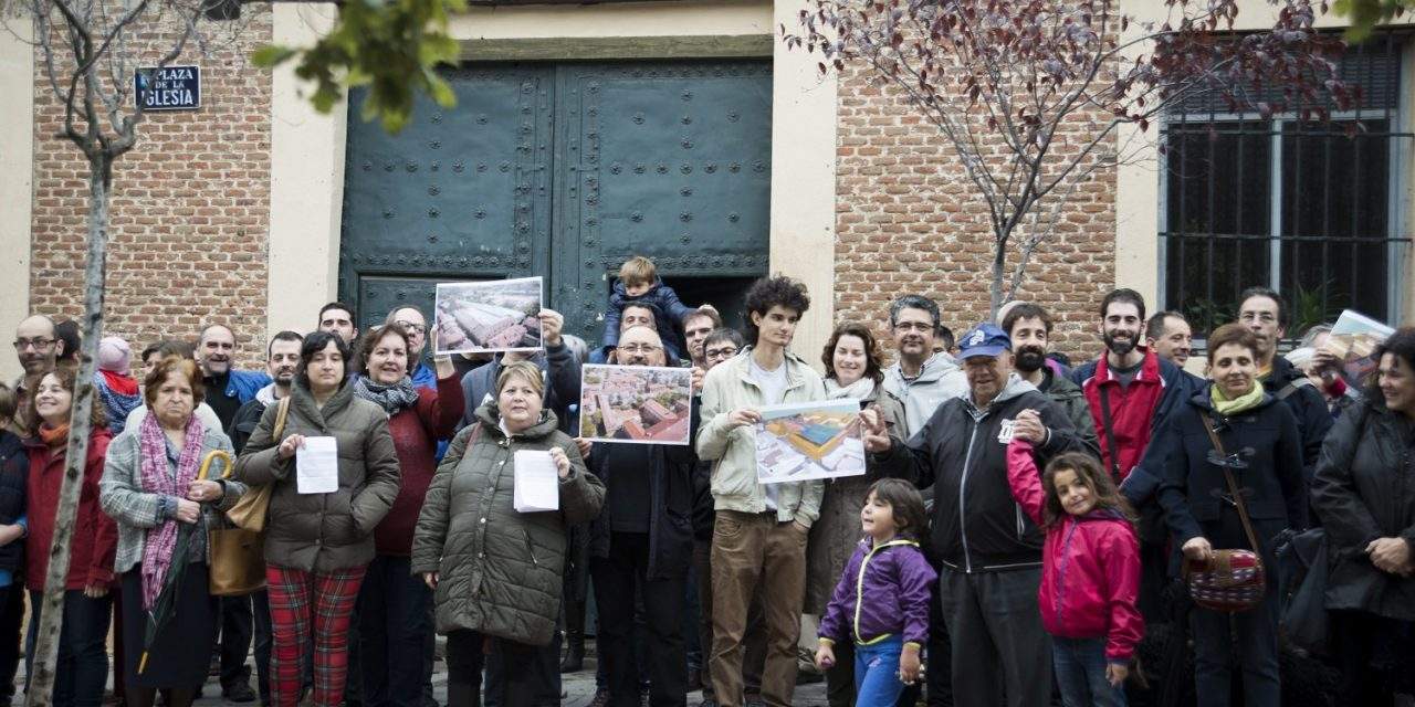 Un gimnasio impulsado por una entidad religiosa pone en riesgo el casco antiguo de Hortaleza