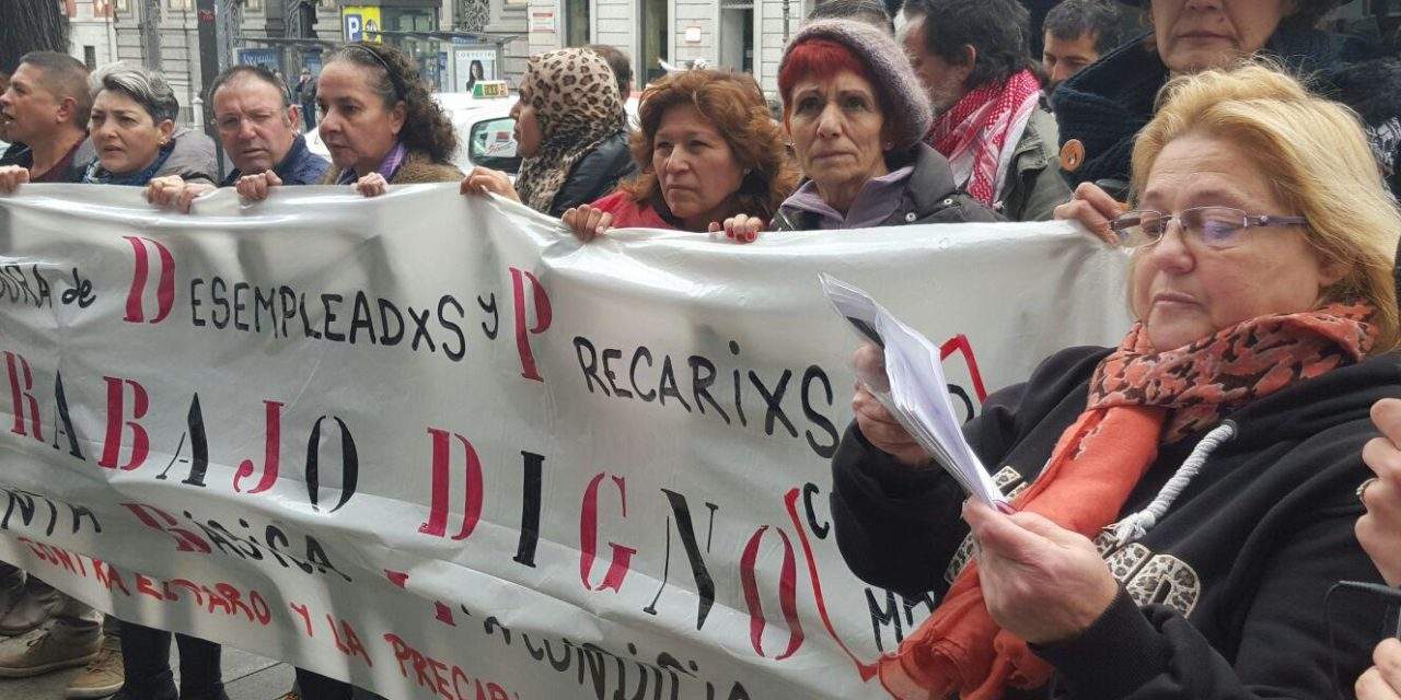 Un nuevo paso en la organización de las personas desempleadas