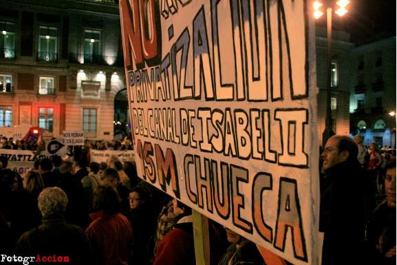 Una concentración y más de 34.000 firmas darán muestra del rechazo social a la privatización del Canal