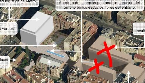 Vecinos de Retiro rechazan la construcción de nuevos pisos en los terrenos de Metro
