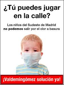 Villa de Vallecas aprovecha el Día de la Tortilla para protestar contra los malos olores de Valdemingómez
