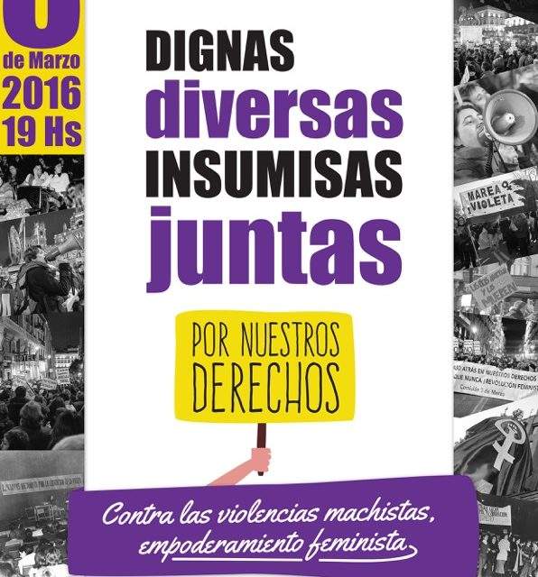 #YoVoy8deMarzo contra las violencias machistas, por el empoderamiento feminista