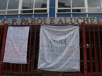 El colegio Parque Aluche sigue en pie de guerra