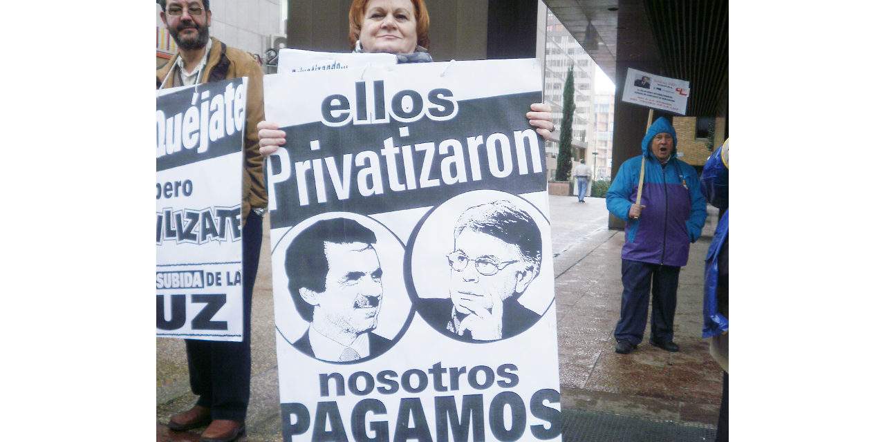 La CEAV anima a protestar contra la subida de la luz