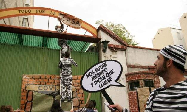 Jóvenes de Retiro ”transforman” un cuartel militar en viviendas públicas