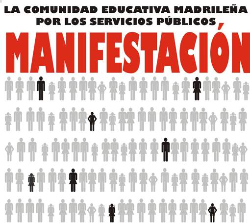 La FRAVM apoya la manifestación en defensa de los servicios públicos