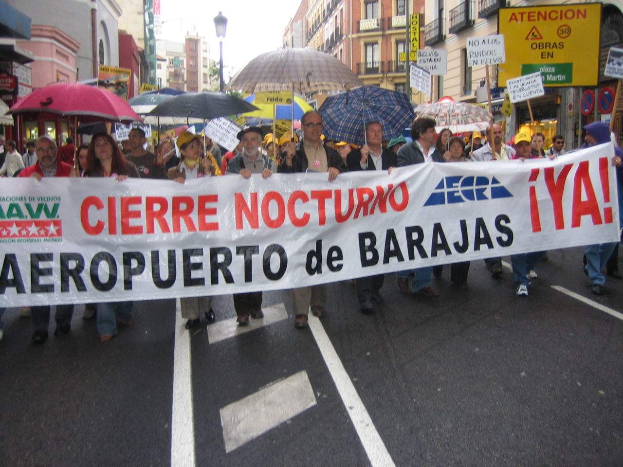La FRAVM presentará alegaciones a la huella acústica de Barajas