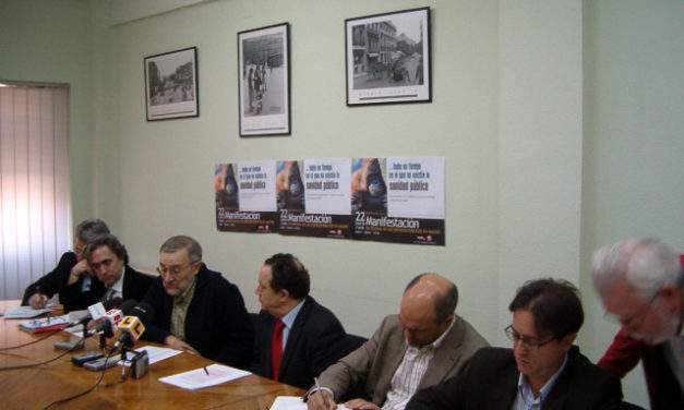 La FRAVM y los sindicatos presentan el Manifiesto en Defensa de la Sanidad Pública