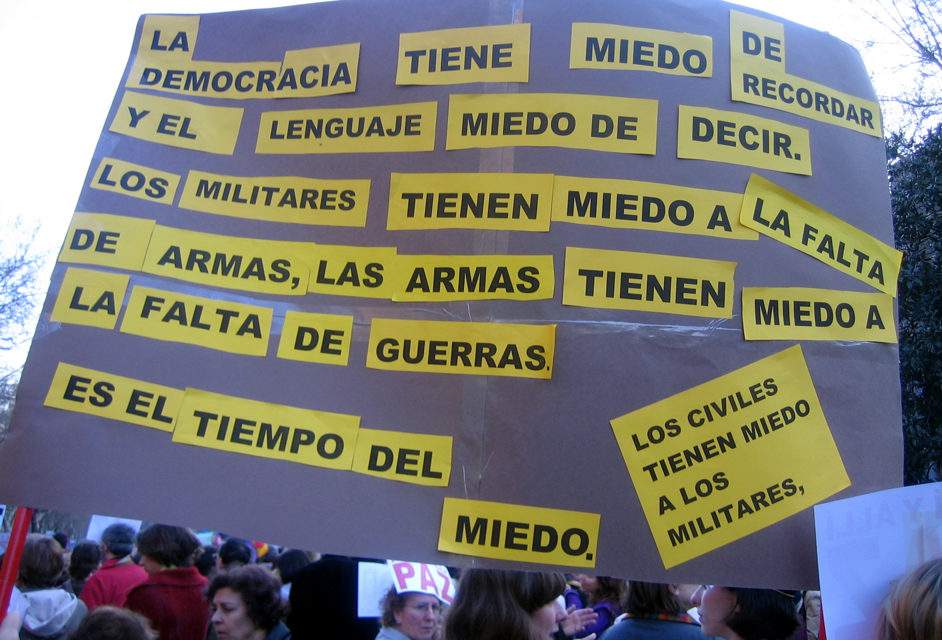 Madrid sale a la calle en contra de la guerra
