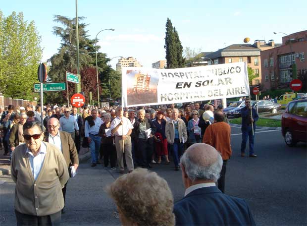 Manifestación por el ”hospital fantasma”