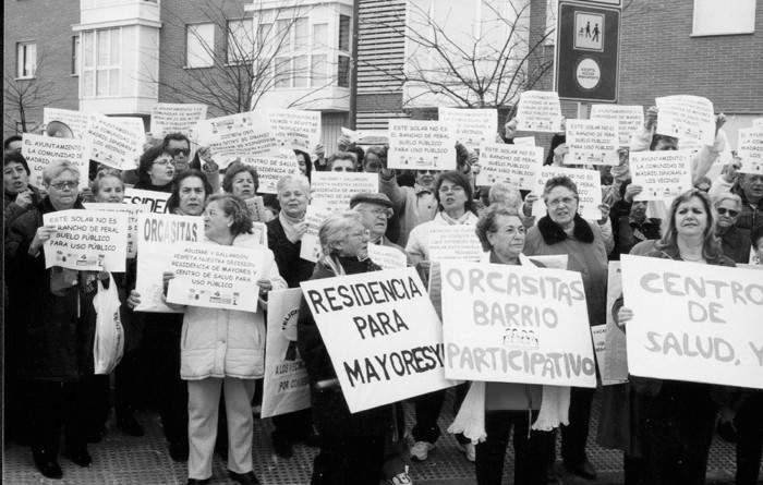 Orcasitas se revela contra la cesión de una parcela pública hasta 2081