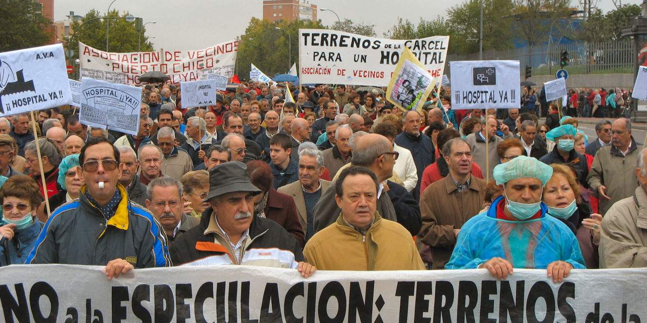 Por un hospital público en la antigua cárcel de Carabanchel