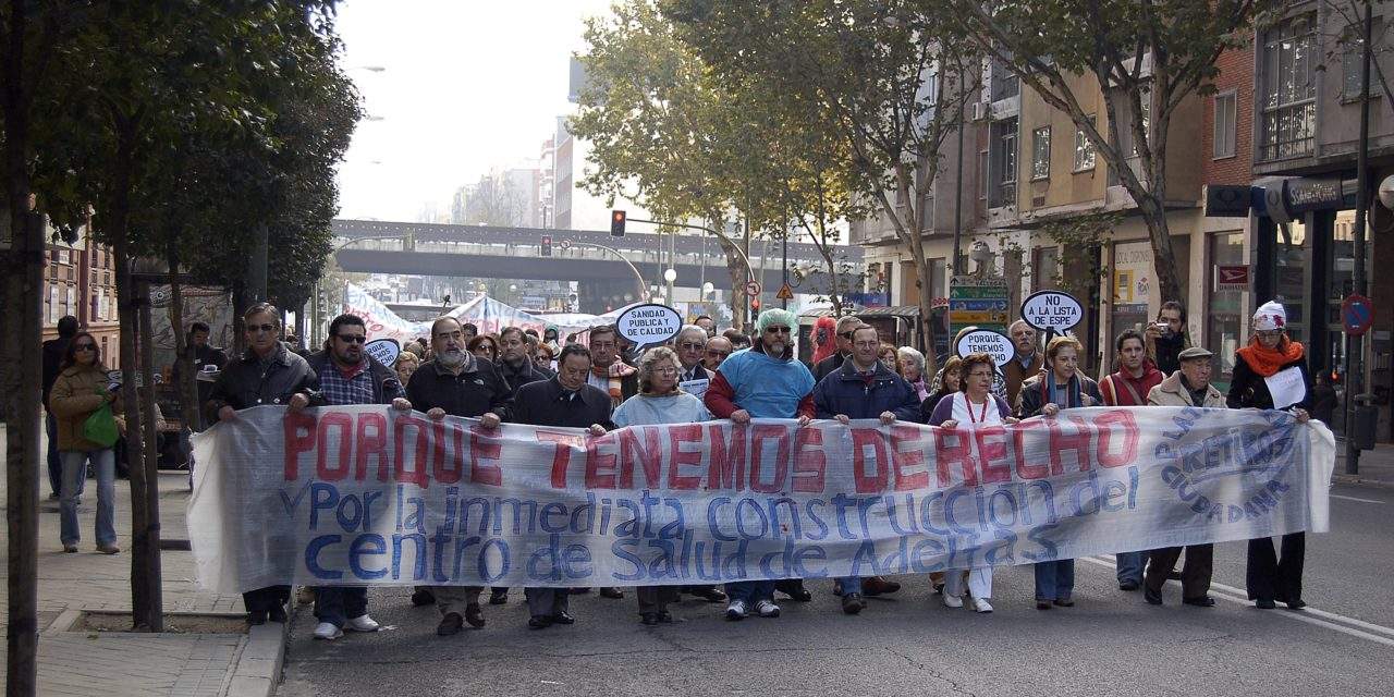 Retiro exige la construcción del centro de salud de Adelfas