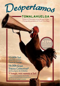 #tomalahuelga: El 29M, sin miedo