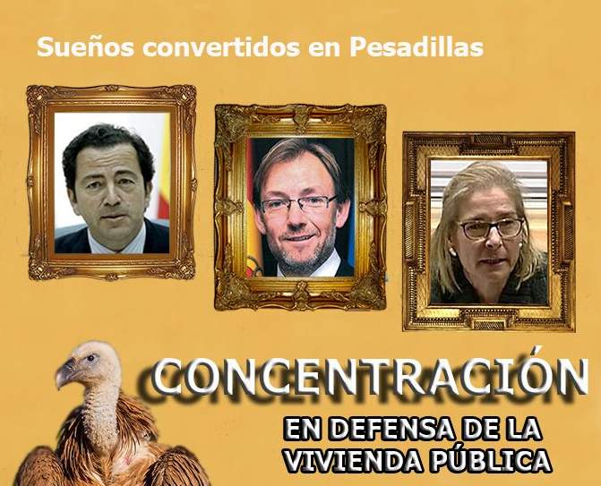 Los afectados por la venta del IVIMA vuelven a manifestarse contra sus desahucios y por la vivienda pública