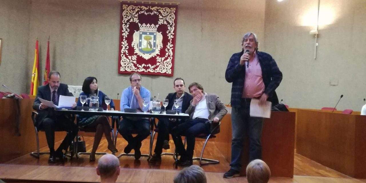 La Plataforma Zona Norte reúne a los cuatro partidos del Ayuntamiento en un acto sobre la Operación Chamartín
