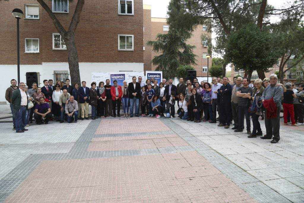 Se inaugura en Leganés una plaza en homenaje al dirigente vecinal Paco Pérez