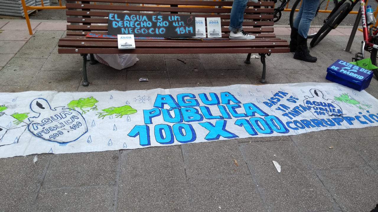 22-M: por un modelo público, democrático y transparente del ciclo urbano del agua