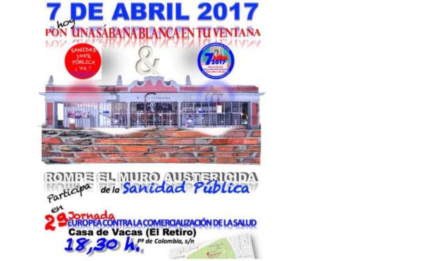 7 de abril: jornada europea contra la comercialización de la salud