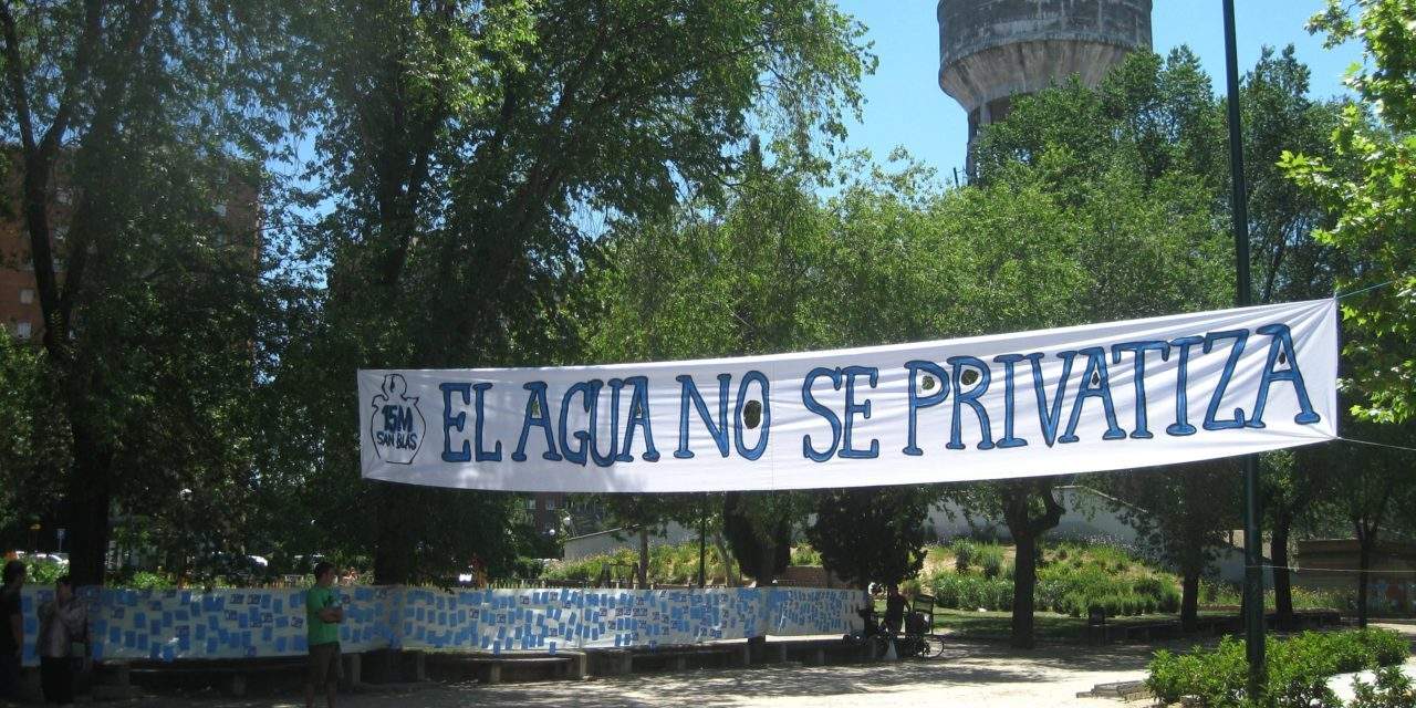 La Red Agua Pública reclama la retirada de una disposición de los presupuestos que impide la remunicipalización de los servicios públicos