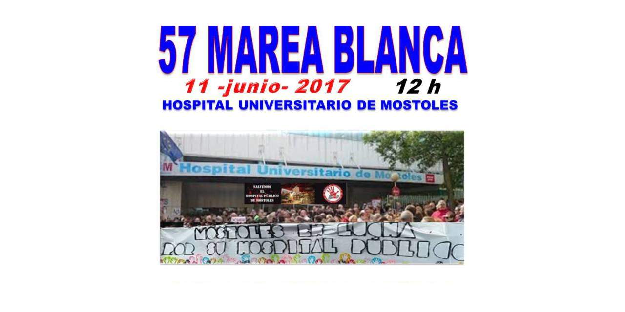 La Marea Blanca abrazará el Hospital Universitario de Móstoles en su 34ª cumpleaños
