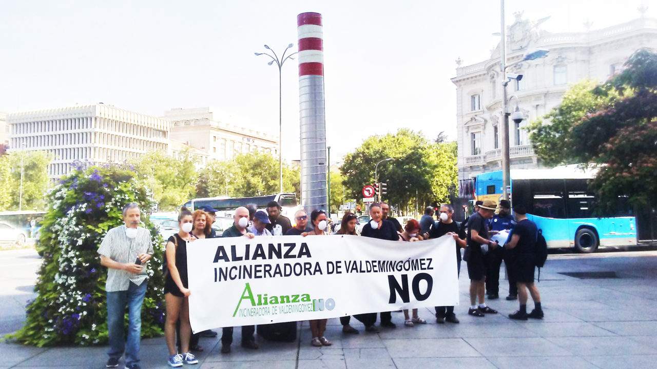 La Alianza Incineradora de Valdemingómez No reclama acabar con la quema de residuos en Madrid