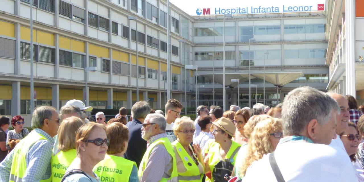 La 60ª Marea Blanca reclama más inversión pública para la atención sanitaria en Vallecas