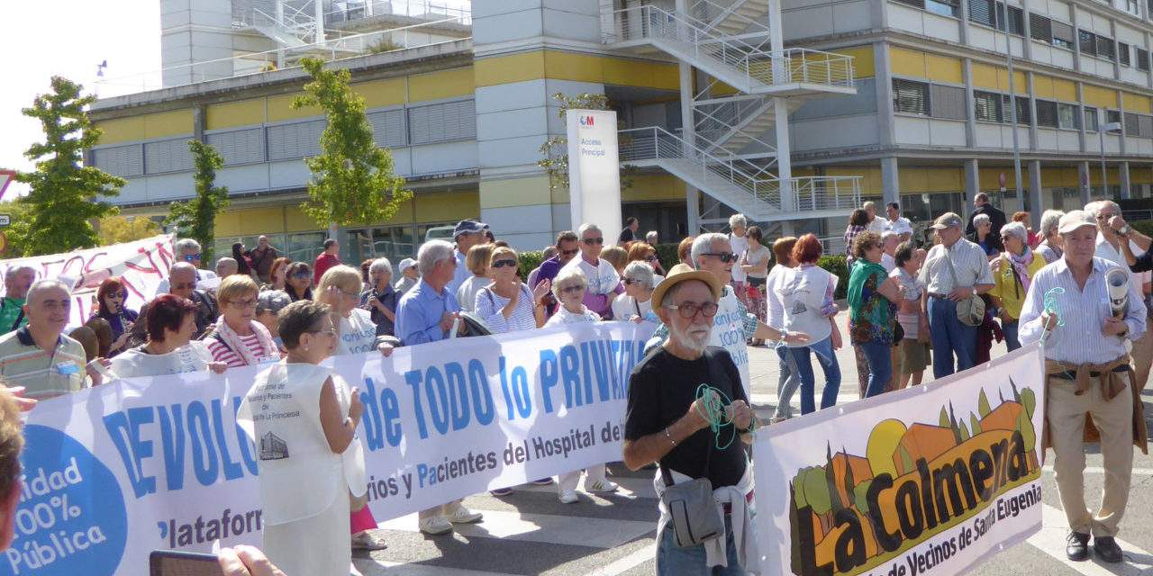 La 60ª Marea Blanca reclama más inversión pública para la atención sanitaria en Vallecas