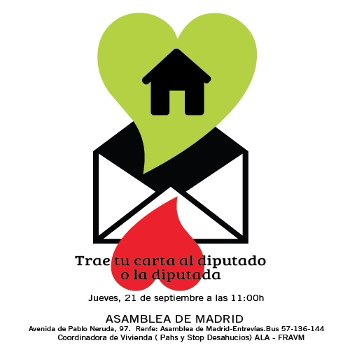 Los promotores de la ILP de Vivienda piden a los diputados regionales que debatan y aprueben la ley