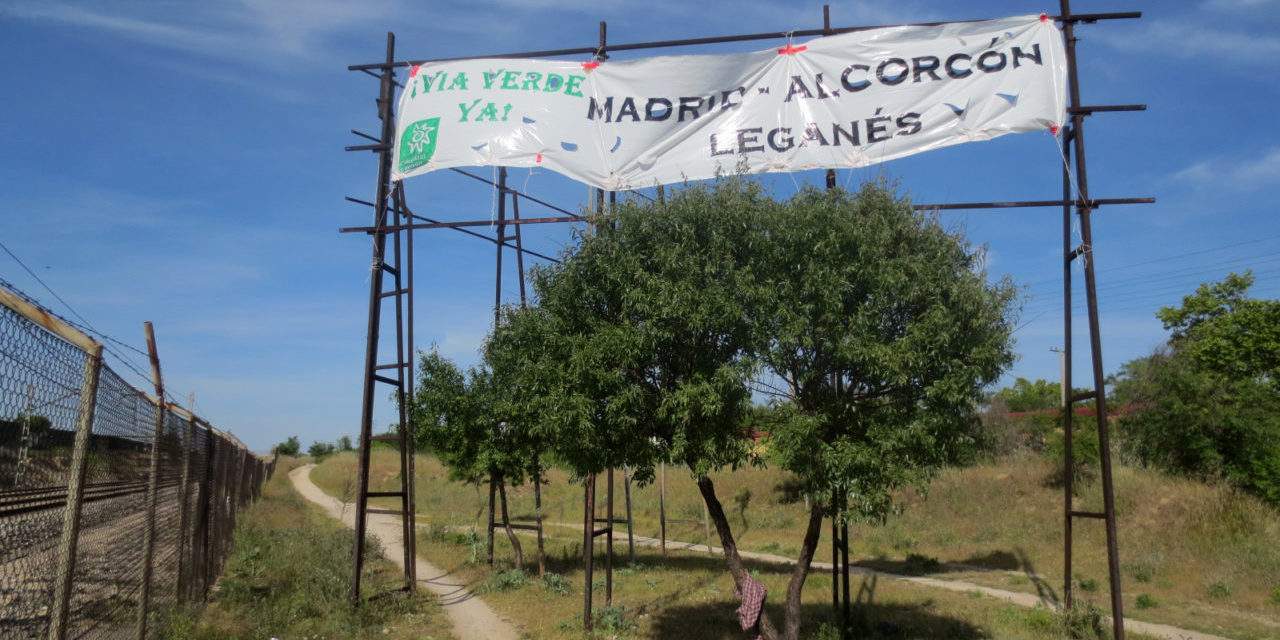 A pie o en bici para reclamar la Vía Verde Leganés-Alcorcón-Madrid