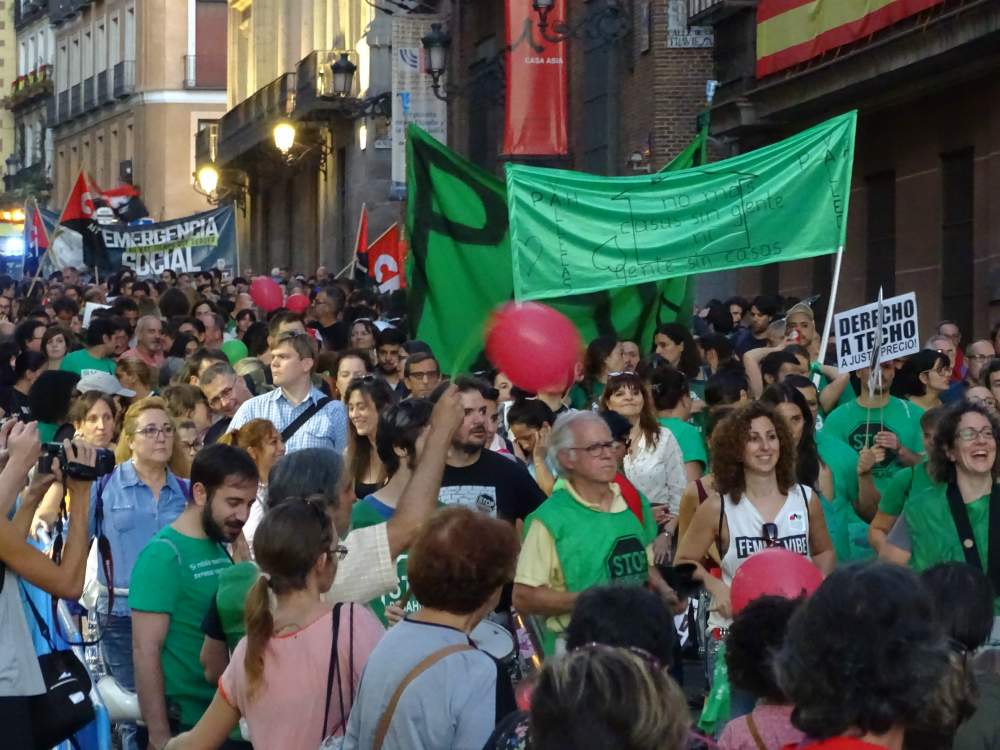Los promotores de la ILP de vivienda se quedarán sin poder defenderla en el pleno de la Asamblea de Madrid