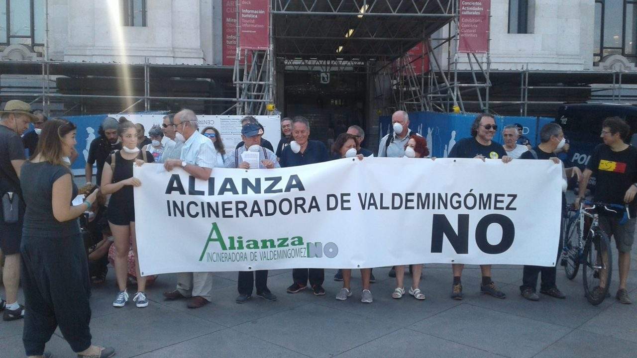 Nuevas acciones para reclamar el cierre definitivo de la incineradora de Valdemingómez