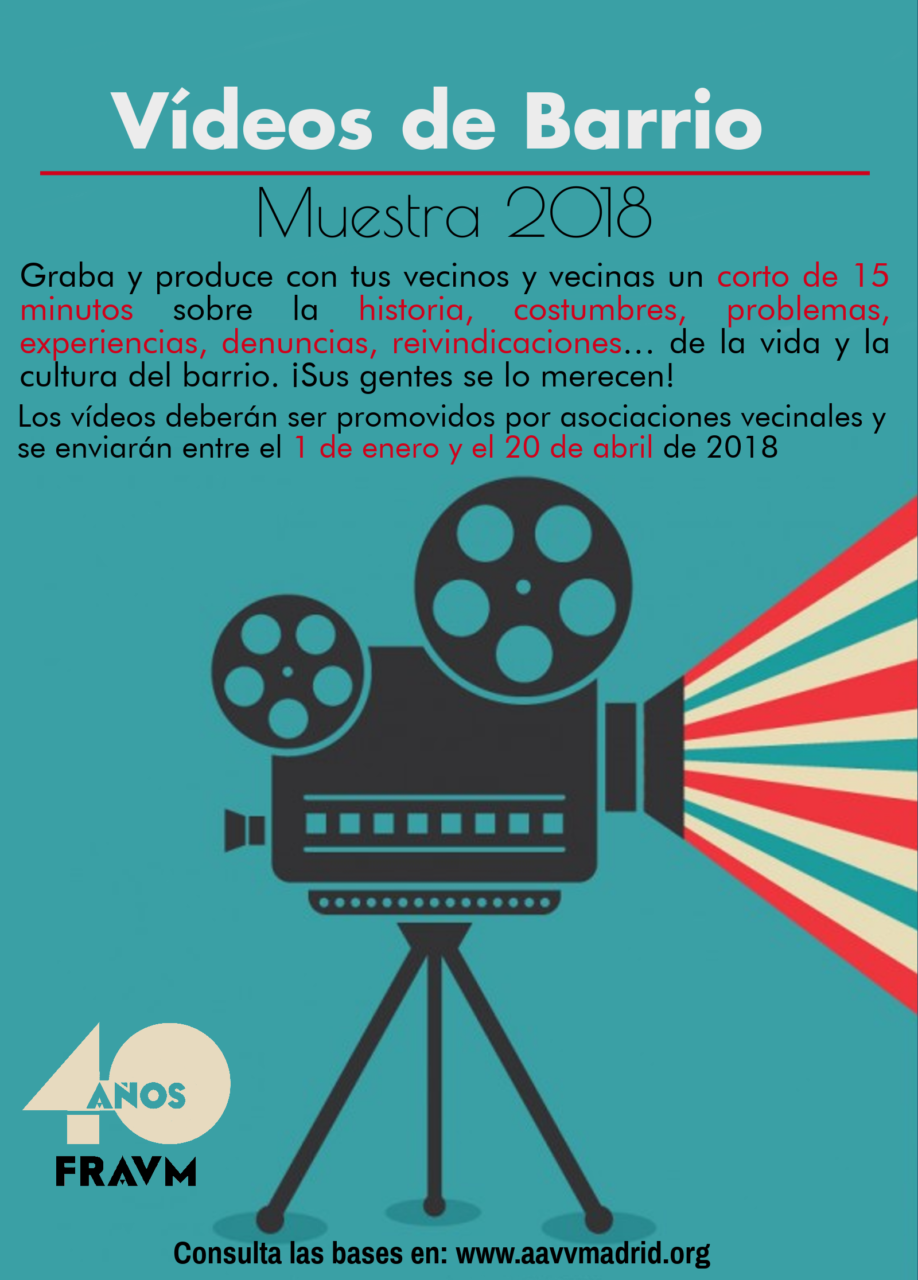 Cartel II Muestra de Vídeos de Barrio