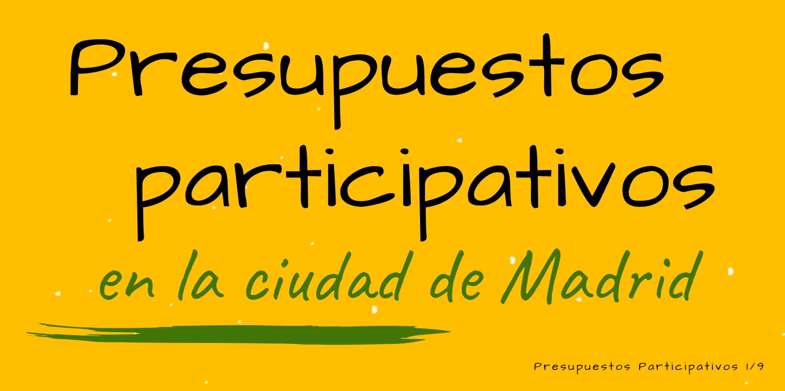 Presentar un proyecto a los presupuestos participativos de Madrid no es tan difícil, prima