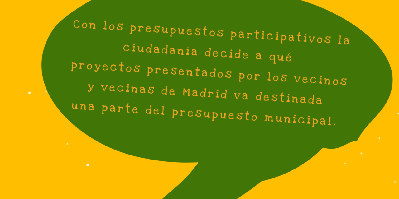 Presentar un proyecto a los presupuestos participativos de Madrid no es tan difícil, prima
