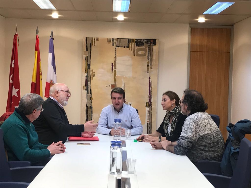 Reunión de la FRAVM con el alcalde de Tres Cantos